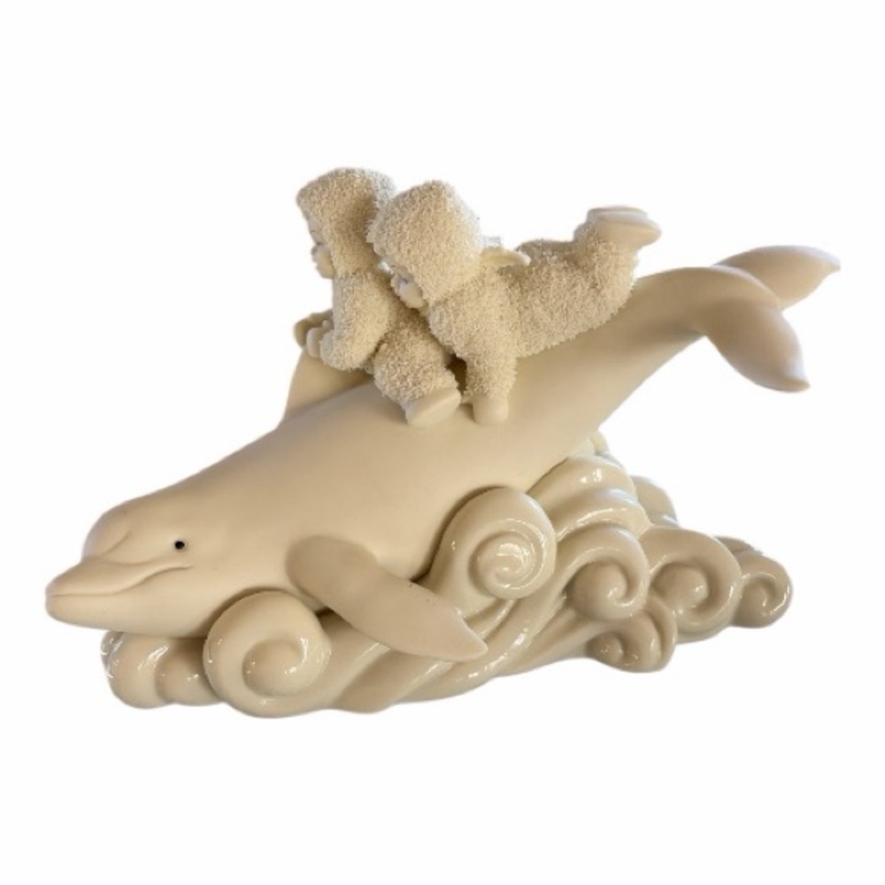 Department 56 Snowbabies Ride The Wave